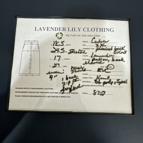 Calia by Carrie Underwood Women's XXL Pleated Back Skort Lavender EUC - Picture 12 of 12